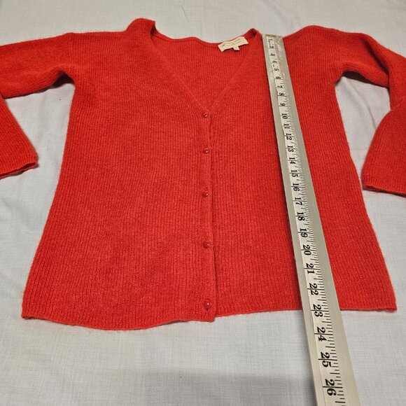 La Maille Sezane V Neck Button Up Cardigan Sweater Women Size XS Mohair Alpaca - Picture 8 of 11